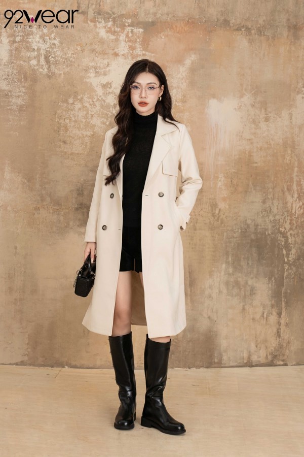 áo măng tô tà rời trang trí 